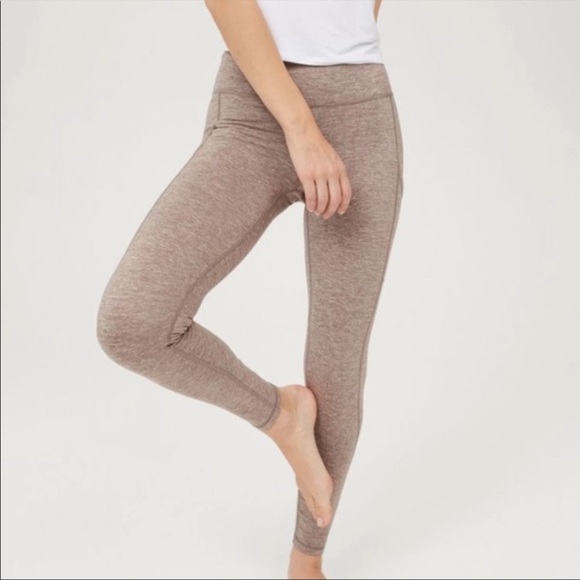aerie Pants - Offline by Aerie The Hugger High Waisted Legging in Pebble